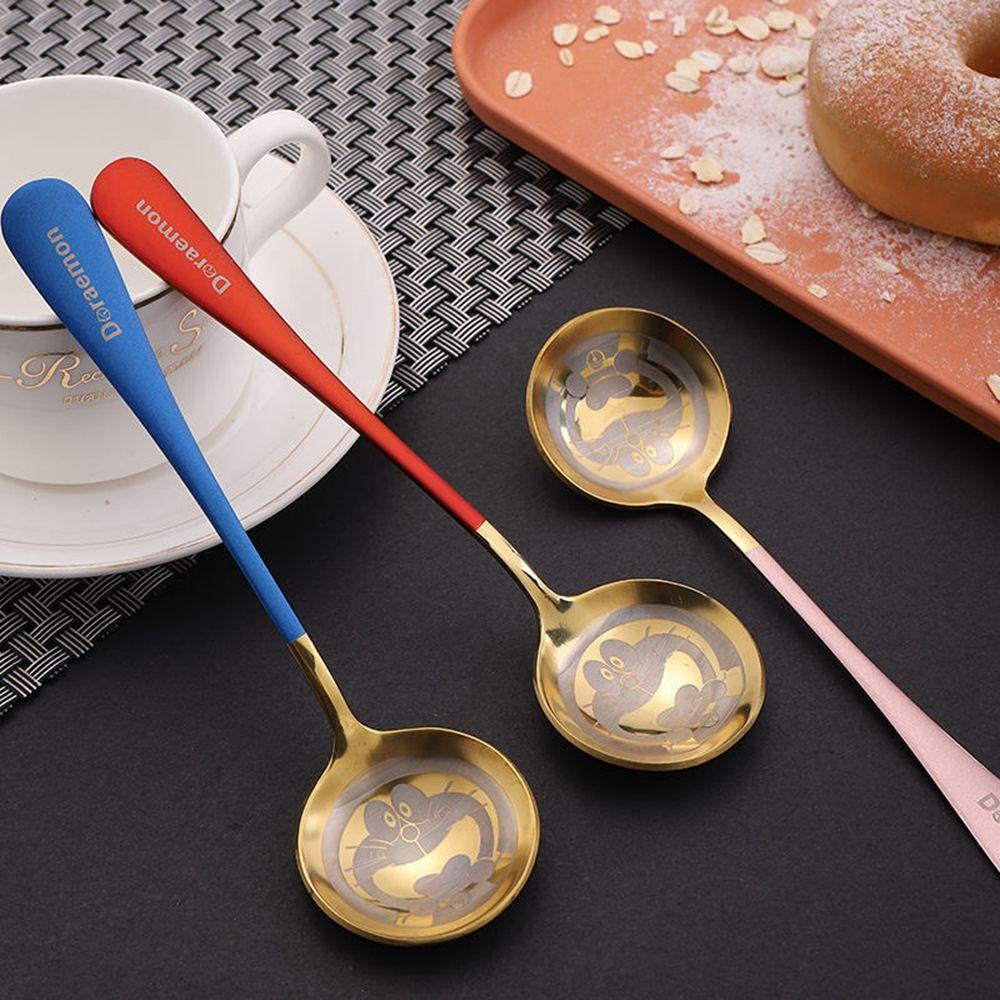 Muỗng Khuấy Bằng Thép Không Gỉ Dày Dặn Phong Cách Retro