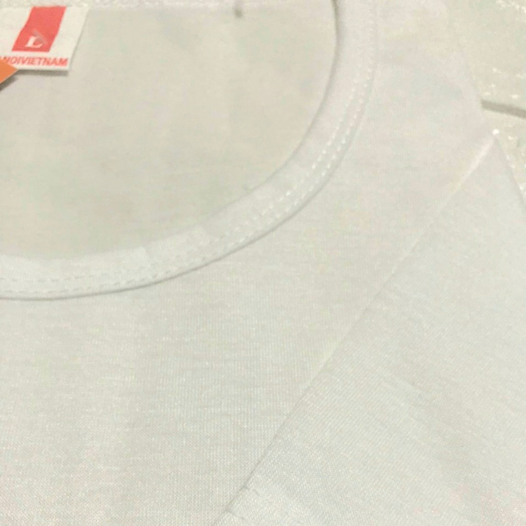 Aó thun Lót Nam HANOIVIETNAM Đông Xuân 3 lỗ Cộc Tay Cổ Tròn mỏng mát áo lót nam mặc tập gym tập thể thao