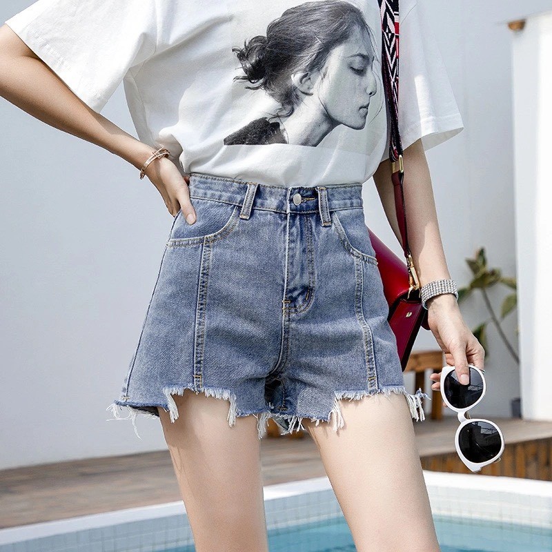 Quần đùi nữ quần short jean rách hàng Quảng Châu cao cấp | BigBuy360 - bigbuy360.vn