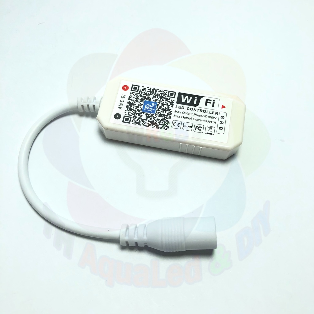 Controller WIFI RGB/WRGB mini dùng App điện thoạI, Bộ điều khiển Đèn LED 3 kênh 4 kênh hẹn giờ chế độ màu đa năng