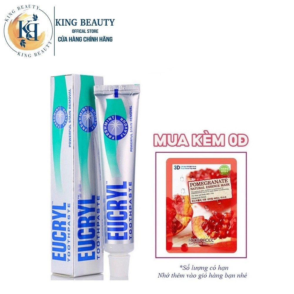 Kem đánh răng hương bạc hà EUCRYL Tooth Paste Freshmint 50g