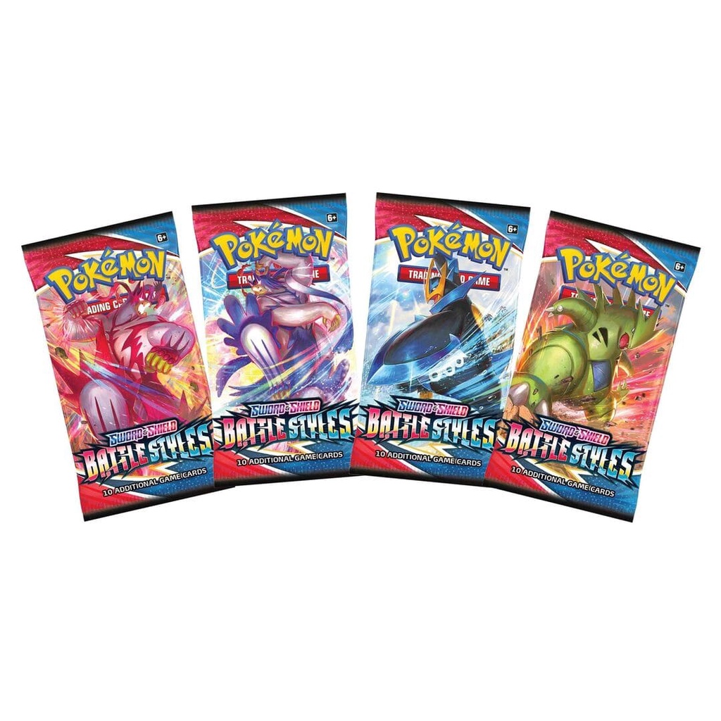 Bài Pokemon TCG Sword and Shield Battle Styles Booster Pack Build Deck phiên bản tiếng Anh CHÍNH HÃNG MỸ POKTCGUSBP14