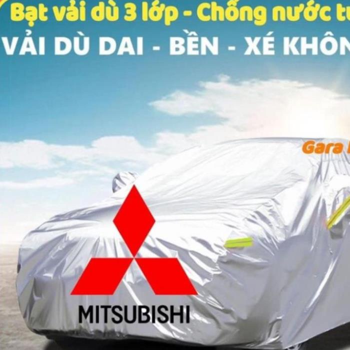 Bạt Phủ Ô Tô Vải Dù Mitsubishi Mirage, Xpander, Attrage, Pajero, Trition, Outlander chống nóng, chống nước