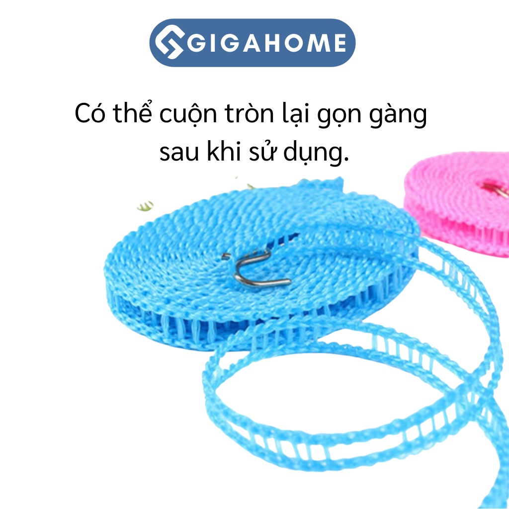 Dây Phơi Đồ Thông Minh GIGAHOME Có Lỗ Móc, Loại 3M Đa Năng 3271