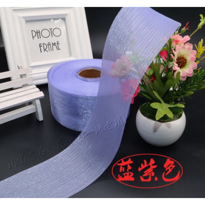 Ruy Băng Voan Xước Tiệm Thêu Việt Bản 6cm