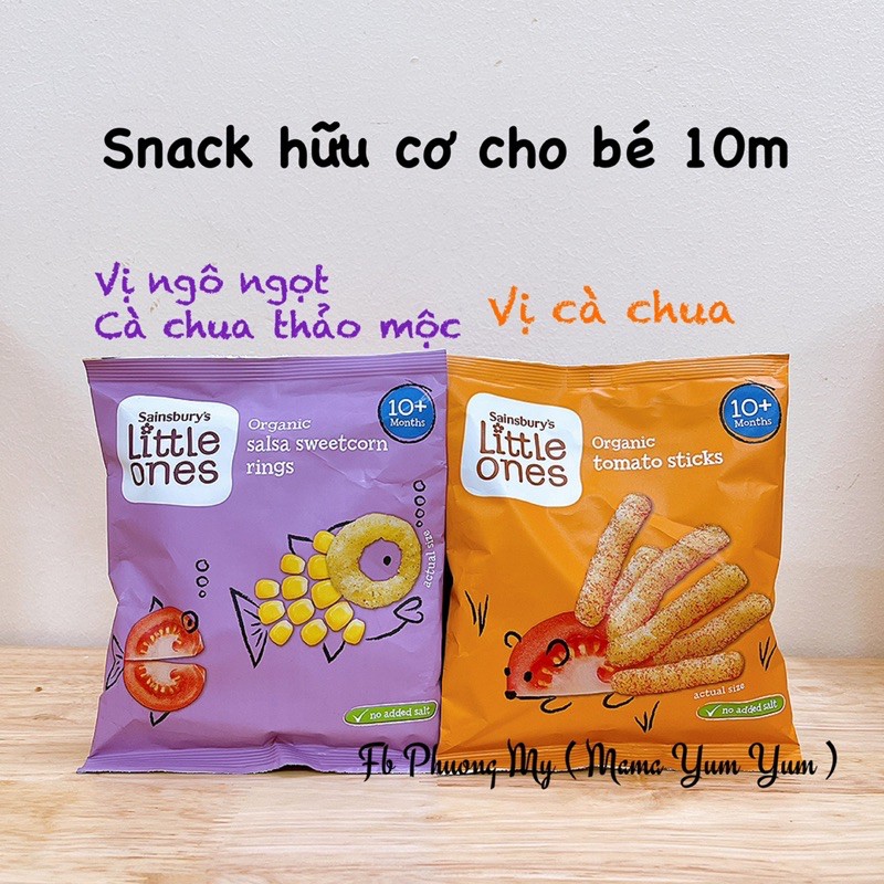 Date 6,8/2022 Bánh ăn dặm hữu cơ Little Ones cho bé từ 7 tháng của Anh