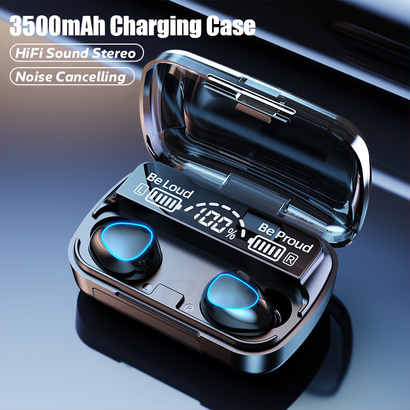 Tai nghe Bluetooth M10 với Mic Motion Touch Noise Cancelling Không dây