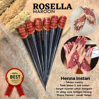 Image of henna rosella instan maron- red- dark brown
