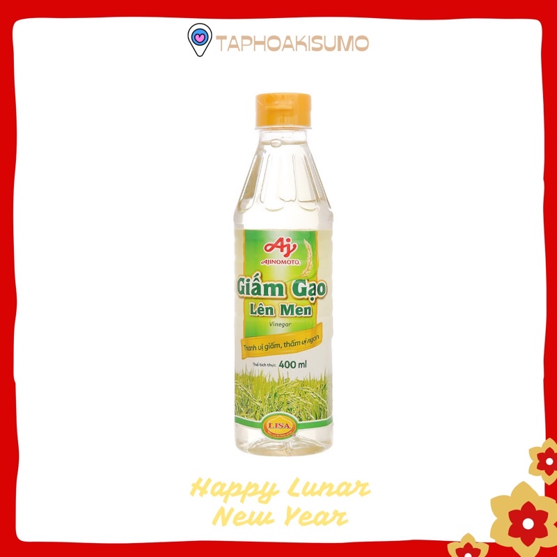 Giấm gạo lên men Ajinomoto chai 400ml