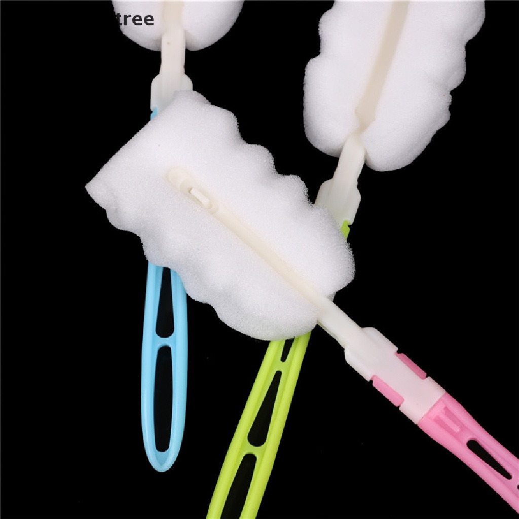 Bàn chải vệ sinh bình sữa em bé bằng xốp đa năng