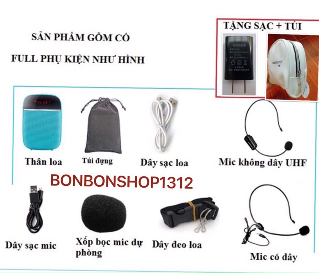 [PHÂN PHỐI CHÍNH HÃNG] - Máy trợ giảng không dây Aporo T2 bluetooth TASDIAMOND