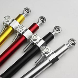 330mm Aluminum Steering Damper Motorcycle Universal Stabilizer Linear Multicolor