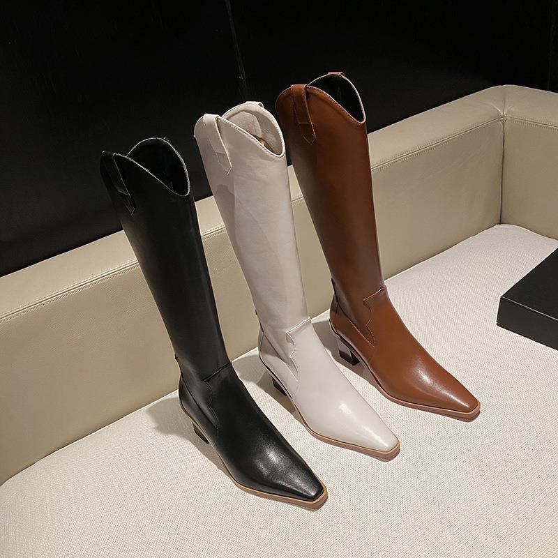 ORDER Boots Đùi Da Cổ Chữ V dưới gối Cá Tính Quảng Châu Cao Cấp Ả | BigBuy360 - bigbuy360.vn
