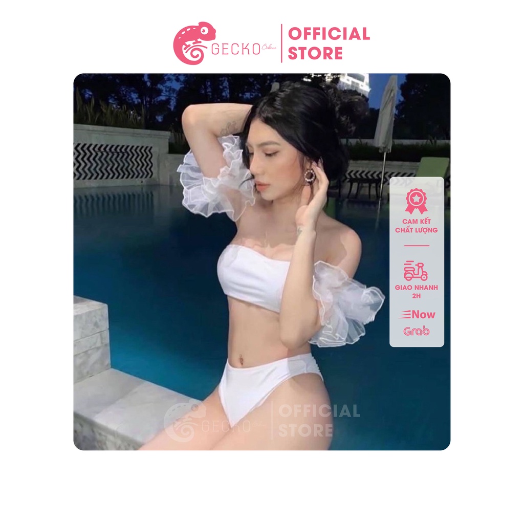 Bikini Đồ Bơi 2 Mảnh Quay Phối Lưới GK0267 (Ảnh Thật)