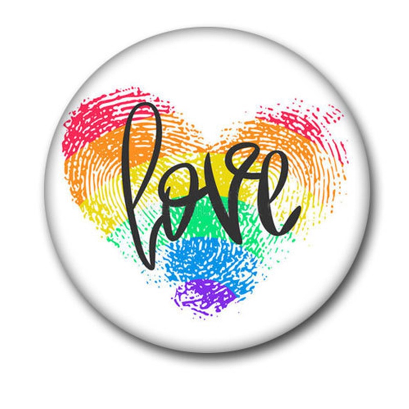 Huy Hiệu Cài Áo Hình AOTO Lesbian Gay Pride