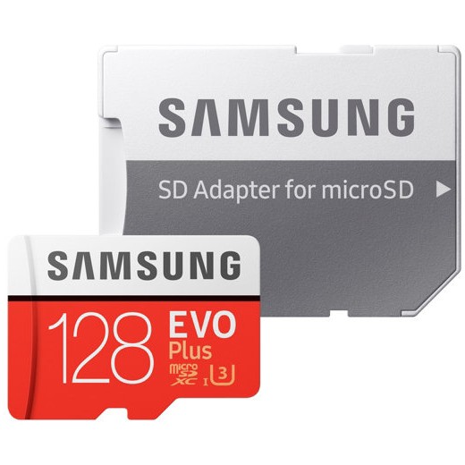 Thẻ nhớ MicroSDXC Samsung Evo Plus 128GB U3 4K R100MB/s W60MB/s - box Anh New 2020 (Đỏ) + Kèm Adapter