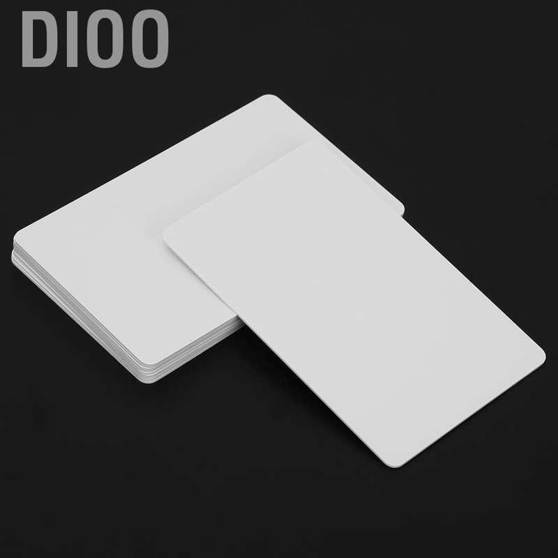 Dioo 10Pc NFC Contactless Card Tag S50 IC 13.56MHz RFID Readable Writable Access