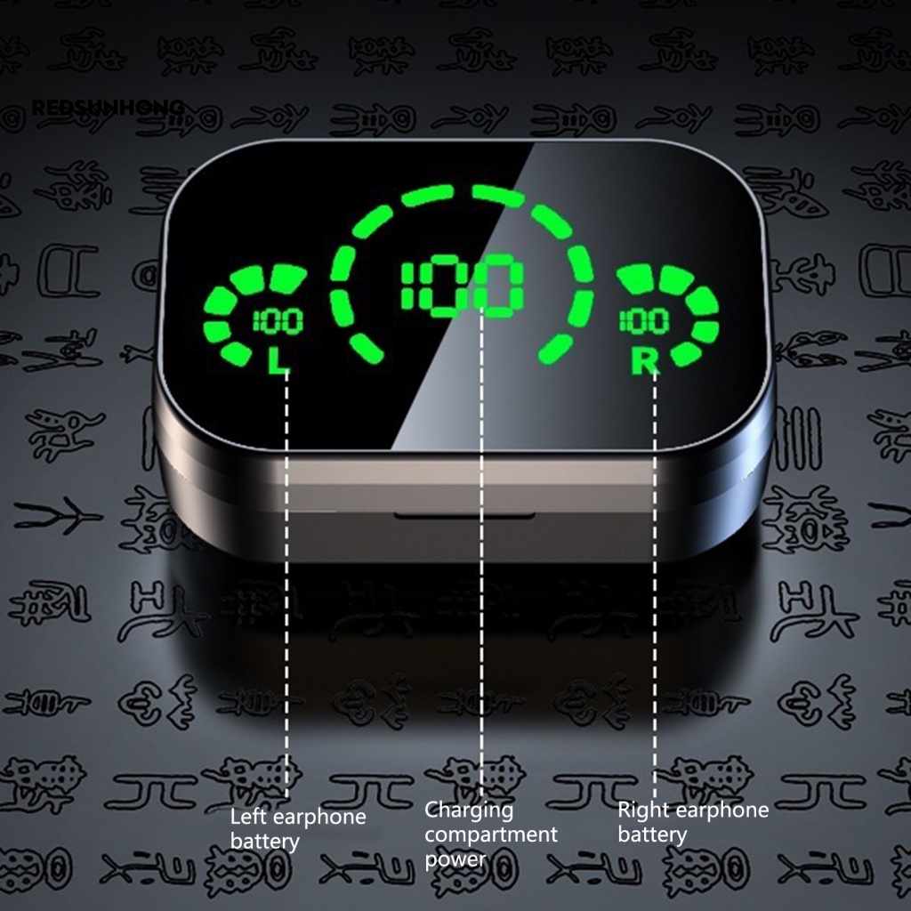 Tai Nghe Bluetooth Không Dây 5.3 Thiết Kế Tiện Dụng Có Màn Hình LED Hiển Thị