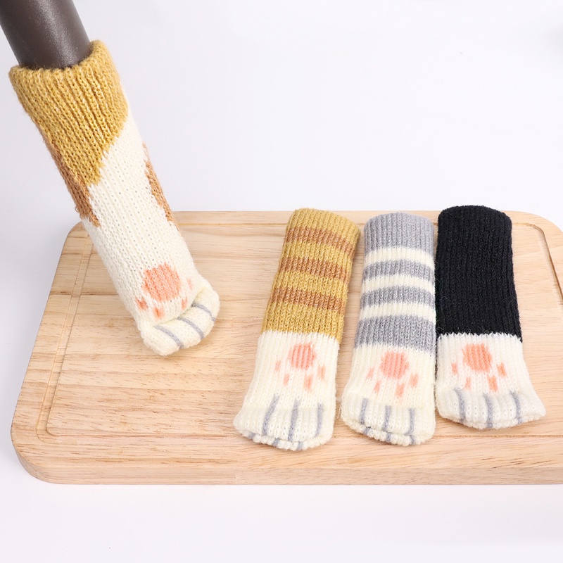 Vỏ Bọc Bảo Vệ Tay Nắm Cửa / Đồ Nội Thất Bằng Sợi Polyester Hình Chân Mèo Nhiều Màu Chống Trượt Đa Năng