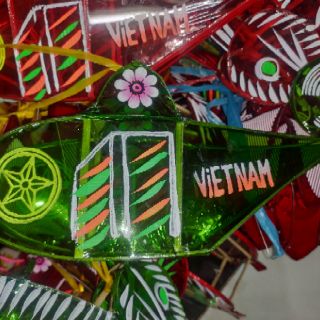 🏮✈️🛩️🚁Lồng đèn giấy kiếng hình máy bay size nhỏ