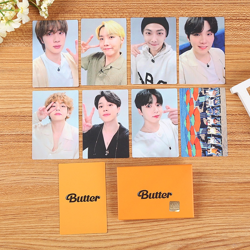Bộ thẻ lomo hình album mới Butter của nhóm nhạc BTS