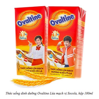 Thùng 48 hộp 180ml Ovaltine socola (48 hộp x 180ml)