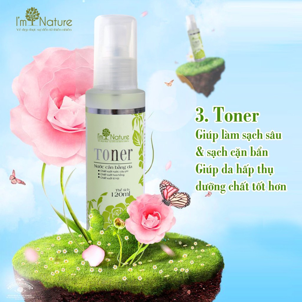 Toner I’M NATURE 120ML Thần dược chăm sóc da