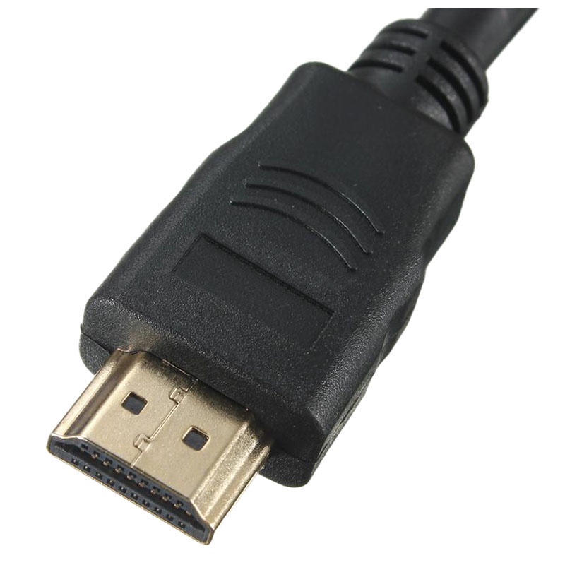 Dây Cáp Chuyển Đổi 1.8m blue hdtv hdmi Sang vga hd15 male Cho pc tv df Mới