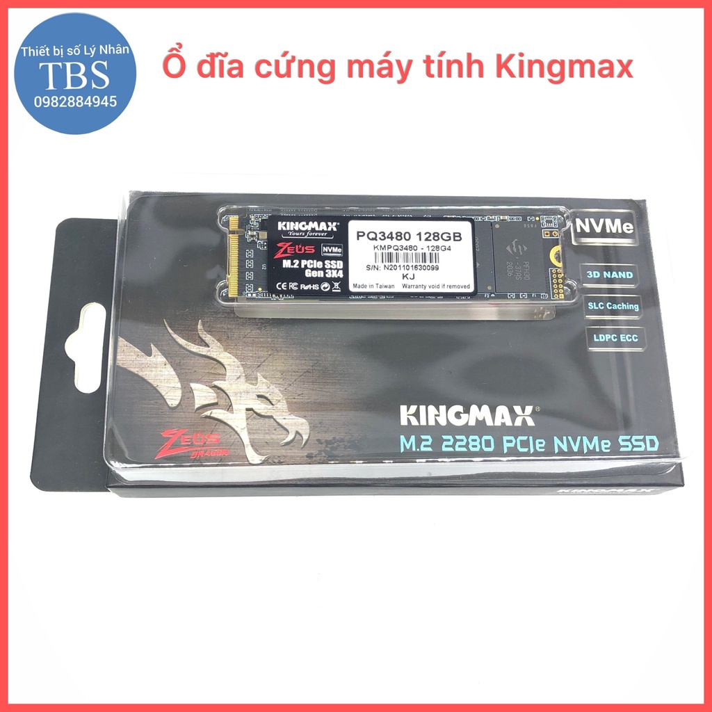 Ổ cứng M2 PCIe Kingmax SSD 128GB  PQ3480 và MSSD NS100 nhãn hiệu Lexar va