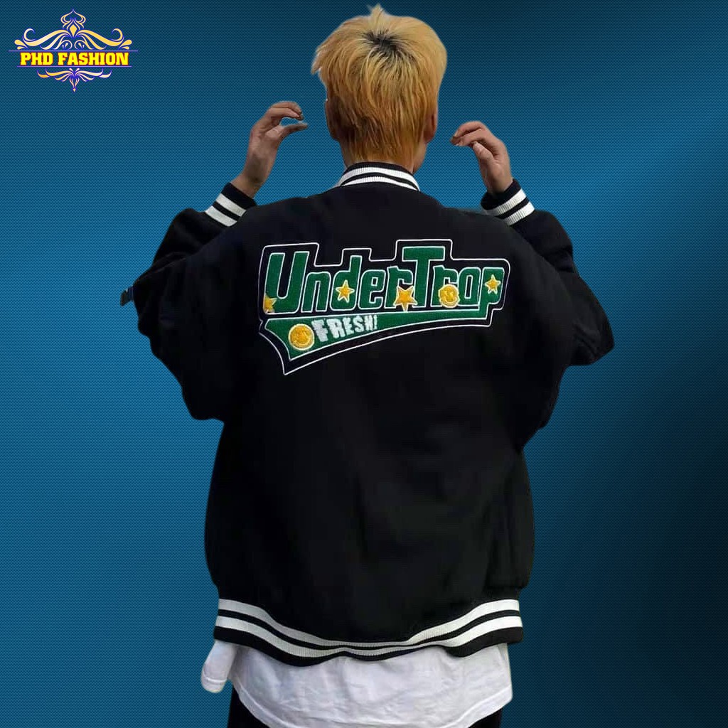 Áo bomber nam nữ chất dù 2 lớp cao cấp không bong tróc chất vải mịn không xù (màu đen), cam kết video kèm ảnh thật phd7 | BigBuy360 - bigbuy360.vn