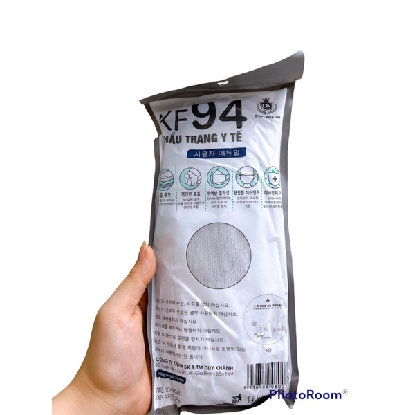 ✅Khẩu trang KF94 - Chống Bụi Mịn Và Kháng Khuẩn
