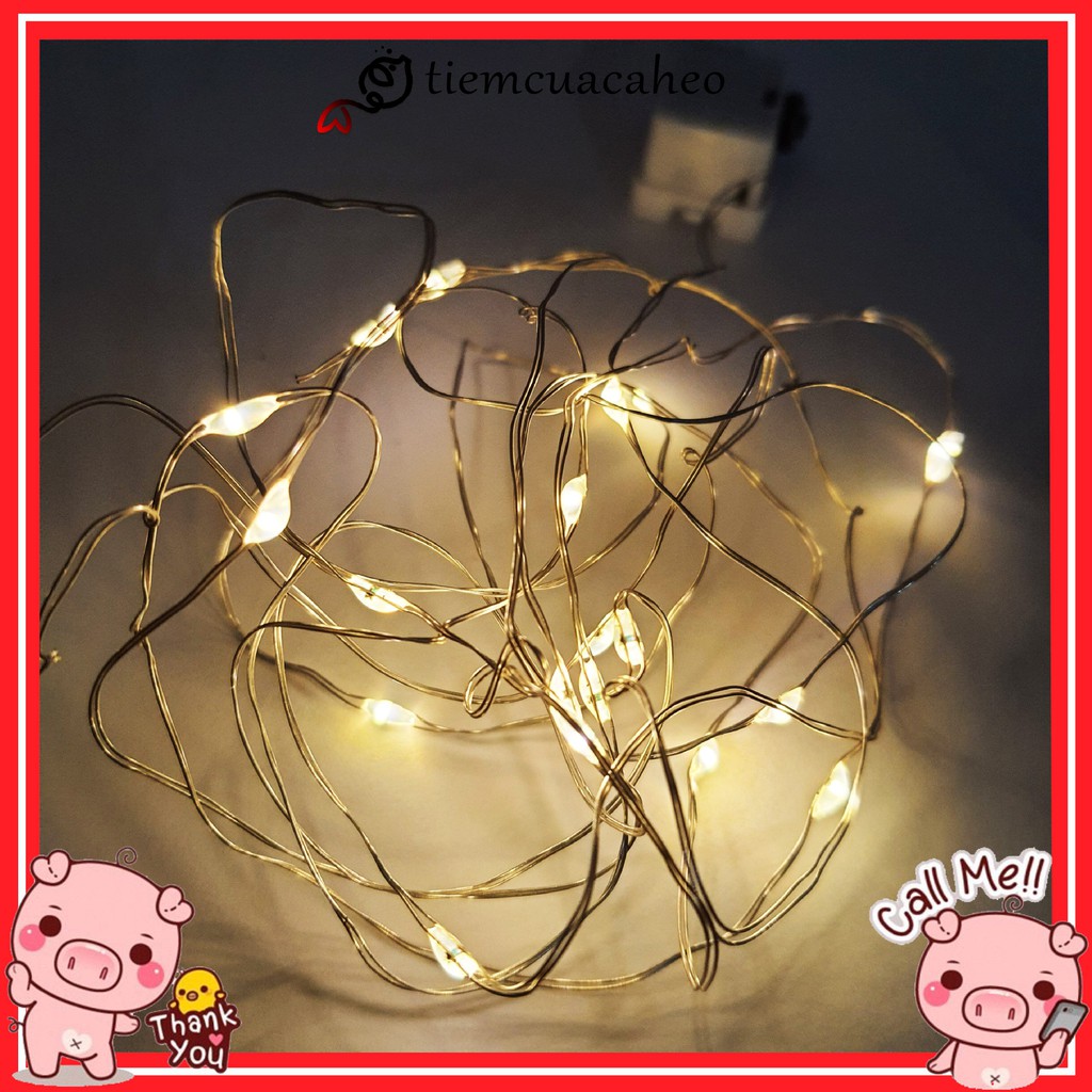 Đèn Led Đom Đóm đổi màu decor trang trí nhà cửa, phòng ngủ, cây thông Noel, hang đá