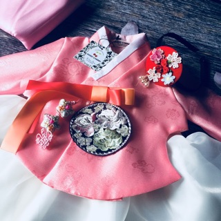 Hanbok cho bé kèm bờm ( ảnh thật)