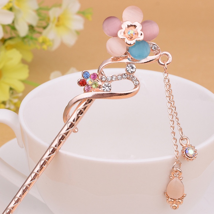 Kẹp Tóc Hình Bông Hoa Kiểu Dáng Đơn Giản Cho Nữ