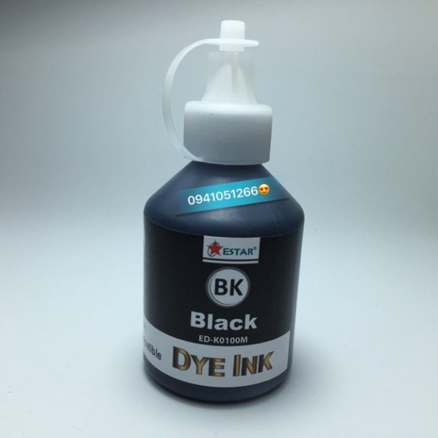HDF Mực in phun màu đen(Black) dùng cho HP deskjet 1115/GT 5810/5820- Canon IP 2770/2870/IP3680/7270(Đen) 25 AO49