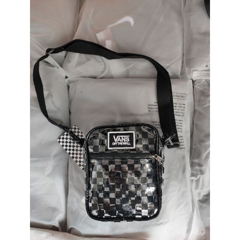 Túi minibag đeo chéo vans caro nhựa trong [Giá tri ân] | BigBuy360 - bigbuy360.vn