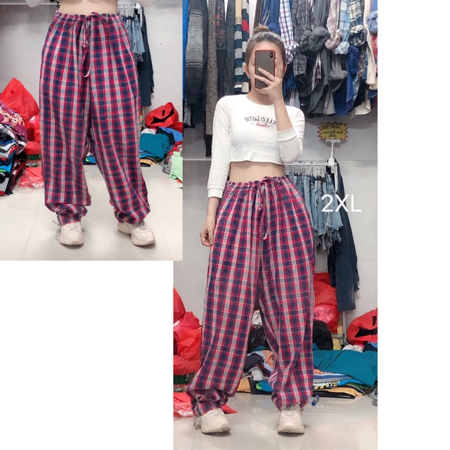 Quần flannel pants