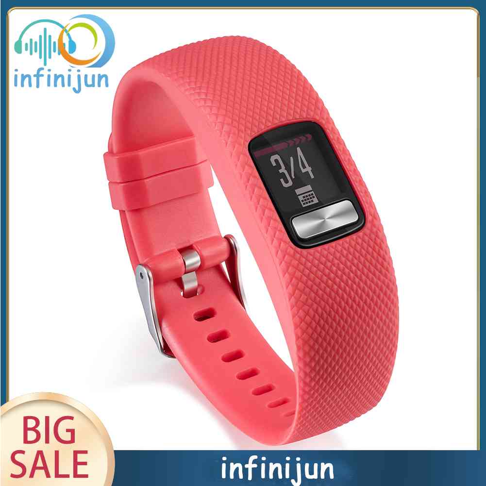 Dây Đeo Silicon Thay Thế Cho Đồng Hồ Garmin VivoFit 4