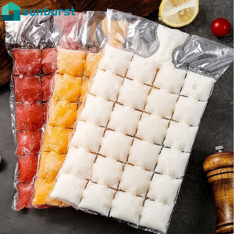 Set 10 túi làm 24 viên đá dùng một lần an toàn tiện dụng cho nhà bếp