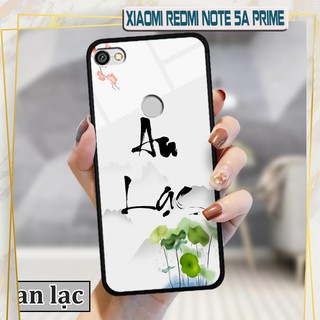 Ốp lưng kính 3D Xiaomi Redmi Note 5A Prime-chữ thư pháp ý nghĩa