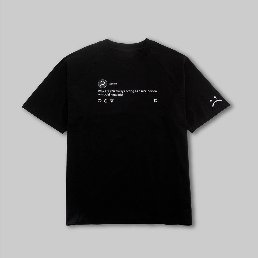 Áo thun tay lỡ nam nữ 80% COTTON - phông freesize form rộng BST sadboiz | BigBuy360 - bigbuy360.vn