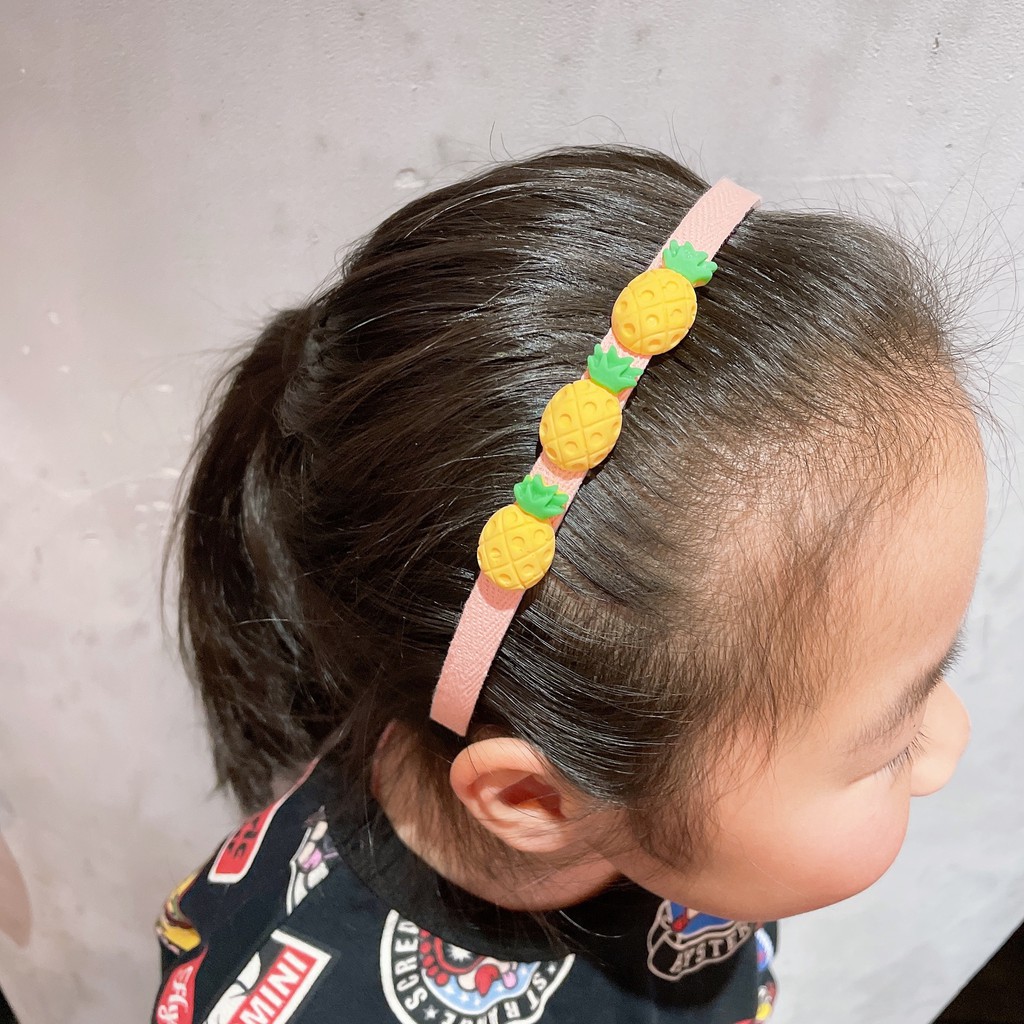 Bờm tóc HOA QUẢ  dễ thương cho bé - 1 chiếc