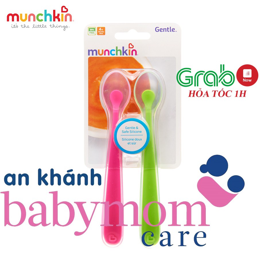 BỘ THÌA SILICONE MUNCHKIN (2C)