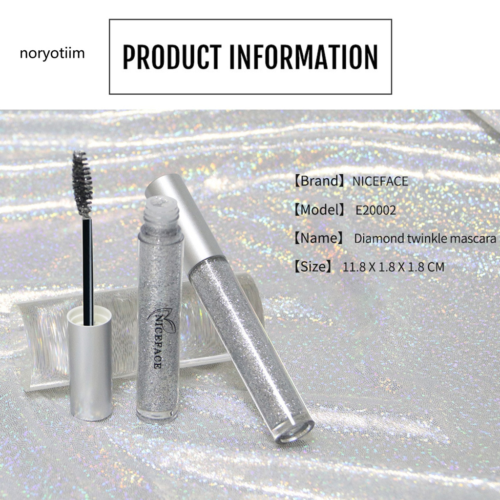 NOR| Beauty Health Synthetic Teardrop Mascara Water-Proof Shining Mascara Quick Dry for Beauty