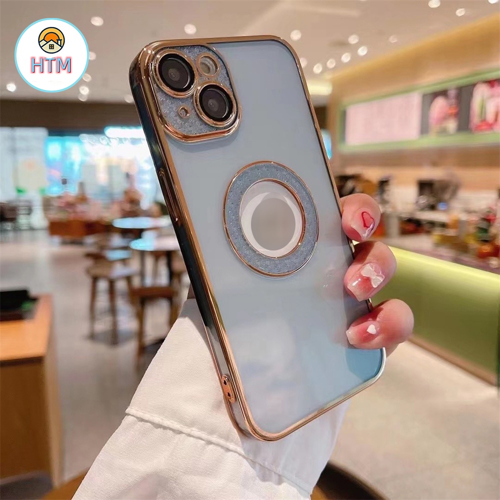 Ốp lưng mềm TPU chống rơi mạ điện Tương thích cho iPhone 13 12 11 Pro Max Promax XS Max XR X Vỏ bảo vệ