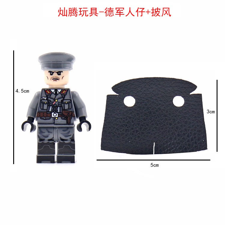 Minifigures Lắp Ráp Các Mẫu Nhân Vật Chỉ Huy Quân Liên Xô Nhật Tưởng Mỹ Trong Thế Chiến II