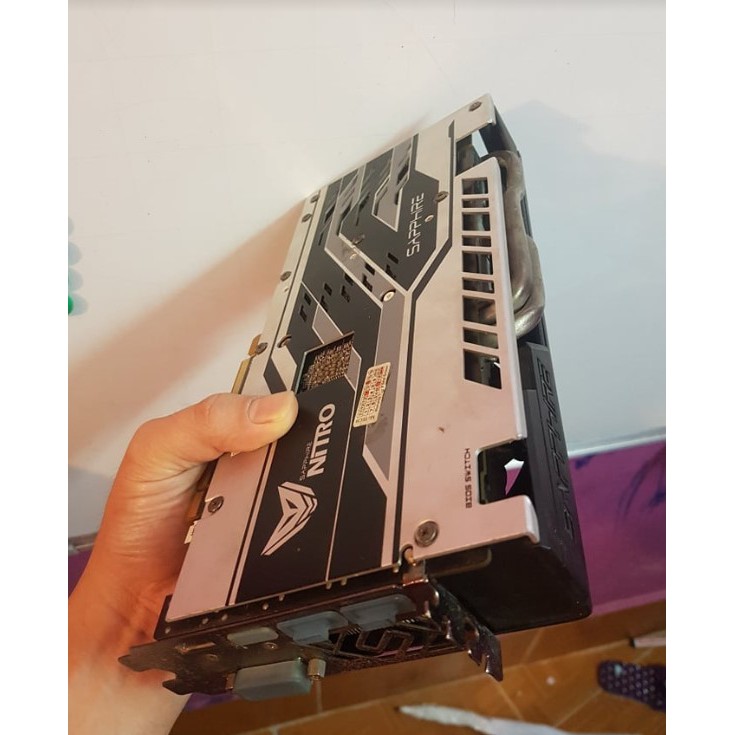 VGA RX 580 Sapphire Nitro + 4gb