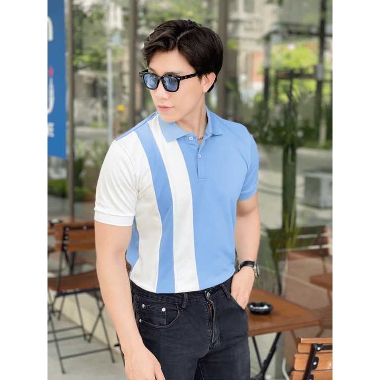 (HCM) ÁO THUN NAM CỔ BẺ TAY NGẮN THỜI TRANG SIÊU HOT - ÁO ÔM FORM BODY CỰC CHẤT SIÊU NÉT CHO CÁC ANH EM KME FASHION