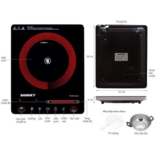 Bếp hồng ngoại Sanaky
