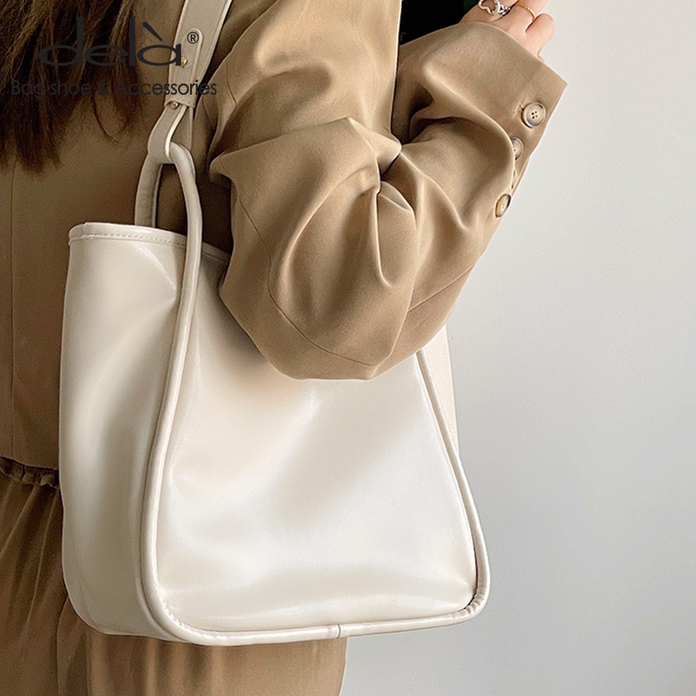 Dela Túi tote Đeo Vai Kích Thước Lớn Phong Cách Hàn Quốc Thời Trang Mùa Hè